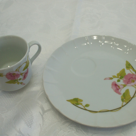 Vintage Toscany Collection Morning Glory 2 Pc Tea - Picture 2 of 6
